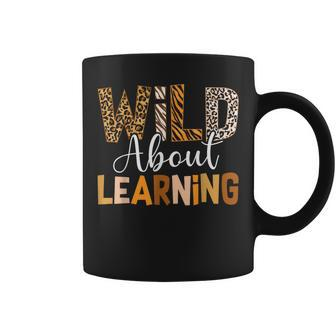 Wild About Learning Back To School Students Teachers Novelty Coffee Mug - Seseable