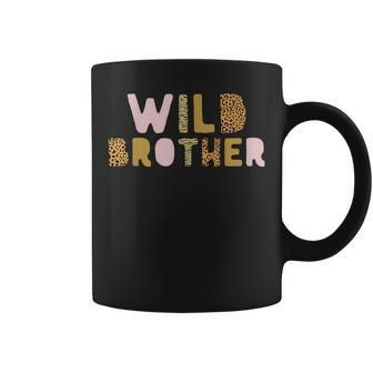 Wild One Brother Two Wild Birthday Outfit Zoo Birthday Coffee Mug - Thegiftio UK