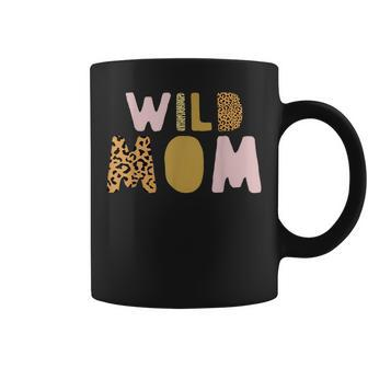 Wild One Mom Two Wild Birthday Outfit Zoo Birthday Animal Coffee Mug - Thegiftio UK