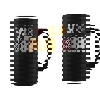Wild One Mom Two Wild Birthday Outfit Zoo Birthday Animal Coffee Mug - Thegiftio UK