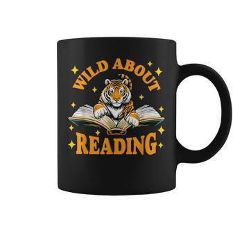 Wild About Reading Tiger For Teachers & Students Coffee Mug | Mazezy CA