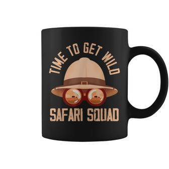 Wild Safari Animals Safari Tour Guide Tourist Safari Squad Coffee Mug - Monsterry
