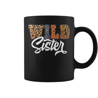 Wild Sister Zoo Born Wild Birthday Safari Jungle Coffee Mug - Thegiftio UK