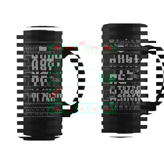Wilkinson Family Name Naughty Nice Wilkinson Christmas List Coffee Mug - Seseable