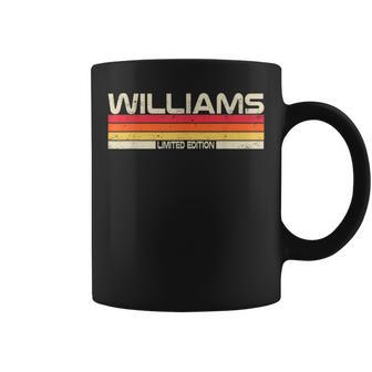 Williams Surname Birthday Family Reunion 80S 90S Sunset Coffee Mug - Seseable