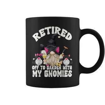 Wine And Cat Grandpa Retirement Gnome For Retired Dad Coffee Mug - Monsterry UK