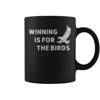 Winning Is For The Birds Vintage Eagle Mascot Coffee Mug - Monsterry UK