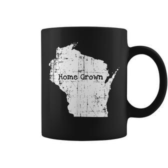 Wisconsin Home Grown Vintage Milwaukee Madison Wi Coffee Mug - Monsterry