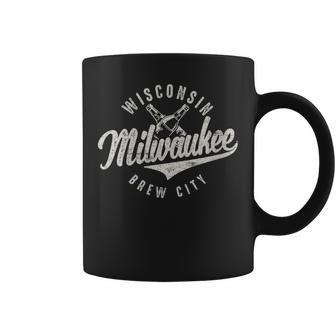 Wisconsin Milwaukee Brew City Vintage Coffee Mug - Monsterry