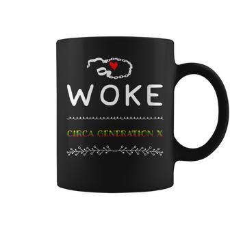 Woke Circa Generation X Broken Chains Activist & Equality Coffee Mug - Monsterry CA