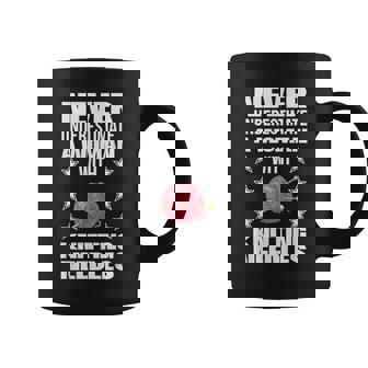 Woman With A Knitting Needles Knitter Knitting Coffee Mug - Thegiftio