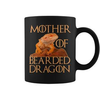 Woman Mother Of Bearded Dragons Reptile Mom Coffee Mug - Monsterry DE