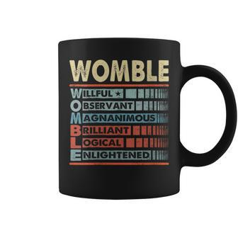 Womble Family Name Last Name Womble Coffee Mug - Monsterry DE