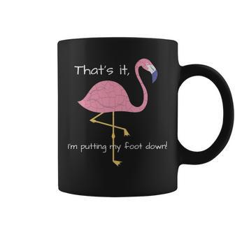 Womens Flamingo Slogan Humour Mum Coffee Mug | Mazezy