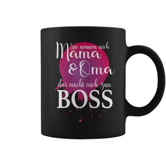 Women's Mama Ist Die Chefin Und Grandma Ist Der Boss Liebe Familie Ceo Tassen - Geschenkecke