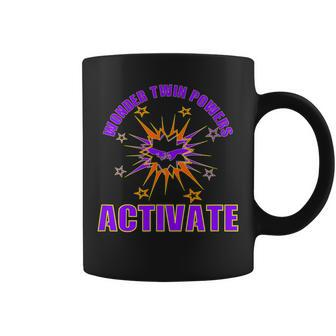 Wonder Twin Powers Activate Identical And Fraternal Comic Coffee Mug - Monsterry AU
