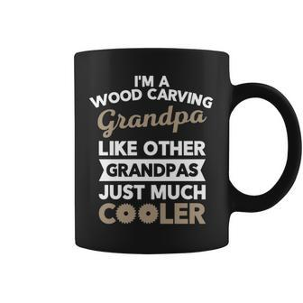 Wood Carving Grandpa For Carpenter Coffee Mug | Mazezy
