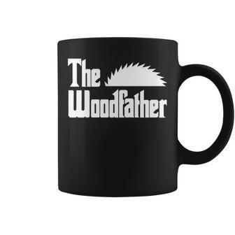 The Woodfather Saw Blade Woodworking Coffee Mug | Mazezy