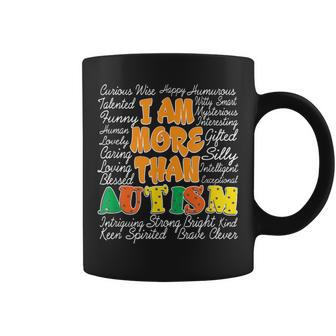 Word Cloud Puzzle Piece Inspirational Autism Awareness Coffee Mug - Monsterry DE