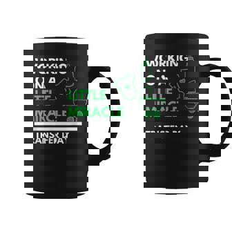 Working Miracle Transfer Day T Ivf Treatment Process Coffee Mug - Monsterry