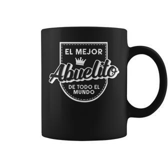 World Best Grandpa In Spanish El Mejor Abuelito Coffee Mug - Monsterry