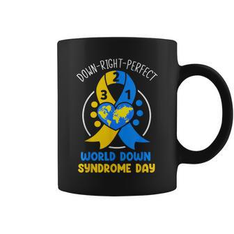 World Down Syndrome Day Awareness 321 T21 Down Right Perfect Coffee Mug - Thegiftio UK