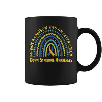 World Down Syndrome Day Awareness National T21 Month Rainbow Coffee Mug | Mazezy