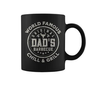 World Famous Dad's Barbecue Chill N Grill Fathers Day Coffee Mug - Monsterry AU