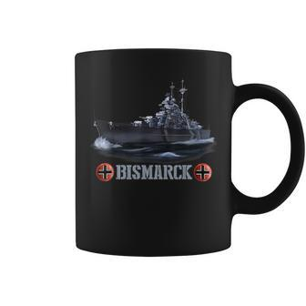 World War 2 German Navy Bismarck Battleship Coffee Mug - Monsterry CA
