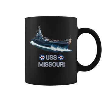 World War 2 United States Navy Uss Missouri Battleship Coffee Mug - Monsterry