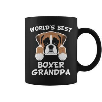 World's Best Boxer Grandpa Dog Granddog Coffee Mug | Mazezy