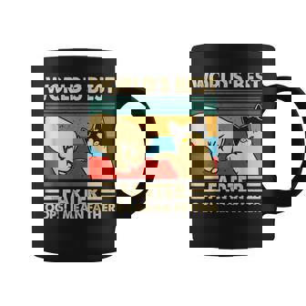 Worlds Best Farter I Mean Father Fathers Day Cat Dad Coffee Mug - Seseable