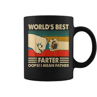 Worlds Best Farter I Mean Father Fathers Day Dog Dad Coffee Mug - Seseable