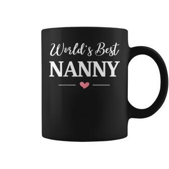 World's Best Nanny Ever Nan Grandmother Coffee Mug - Thegiftio UK
