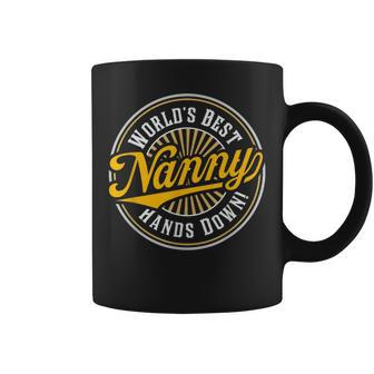 World's Best Nanny Vintage Nanny Statement Coffee Mug - Monsterry