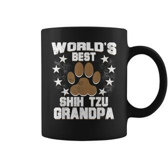 World's Best Shih Tzu Grandpa Dog Owner Coffee Mug - Monsterry DE
