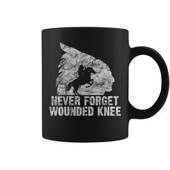Wounded Knee Native American Lakota Tribe Chief Vintage Coffee Mug - Monsterry DE