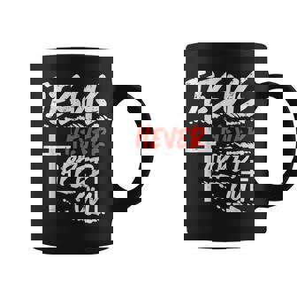 Wrestling Jesus Never Tapped Out Christian Wrestle Women Coffee Mug | Mazezy