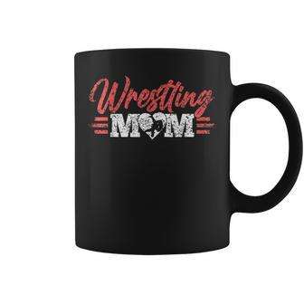 Wrestling Mom Martial Arts Wrestler Wrestle Hobby Mother Coffee Mug - Monsterry DE