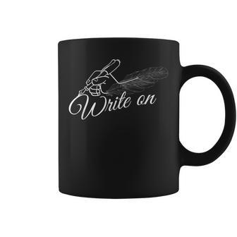 Write On Graphic For Authors And Writers Coffee Mug - Monsterry AU