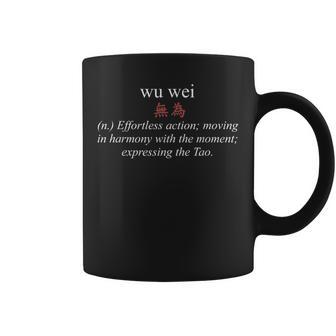 Wu Wei By Truth Taoist Aesthetic Coffee Mug - Monsterry