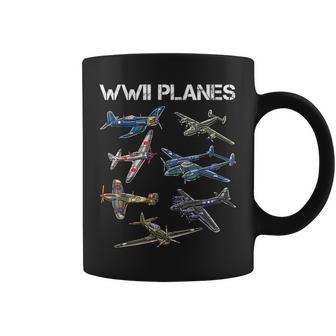 Ww2 Planes Zero B-17 Flying Fortress Spitfire Ww2 Warbirds Coffee Mug - Monsterry UK