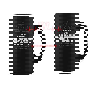 Wyatt Surname Family Name Team Wyatt Lifetime Member Coffee Mug - Seseable