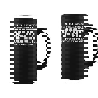 Wyatt Surname Team Family Last Name Wyatt Coffee Mug - Seseable