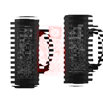 Xii The Death Tarot Occult Lucifer Goth Blackcraft Satanic Coffee Mug - Thegiftio UK