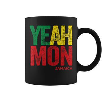 Yeah Mon Retro Jamaica Patois Slang Jamaican Souvenir Patwah Coffee Mug - Thegiftio UK