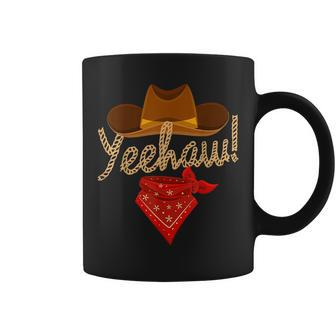Yeehaw Western Country Howdy Southern Cowboy Yee Haw Vintage Coffee Mug - Monsterry CA