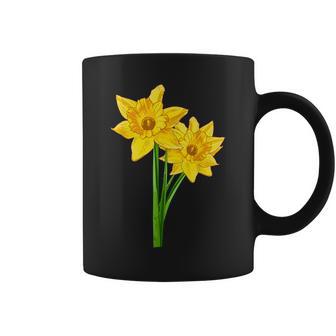 Yellow Daffodil Flowers Floral Spring Easter Garden Coffee Mug - Monsterry DE