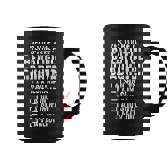Yes I Have A Beautiful Daughters Sarcastic Dad Coffee Mug - Monsterry
