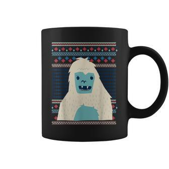 Yeti Monster Bigfoot Sasquatch Snow-Beast Ugly Christmas Fun Coffee Mug - Monsterry AU